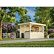 Palmako Pérgola Lenna Set 303 (L x An: 340 x 340 cm, Madera, Natural) | BAUHAUS