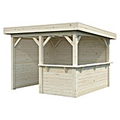 Palmako Pérgola Lenna Set 303 (L x An: 340 x 340 cm, Madera, Natural) | BAUHAUS