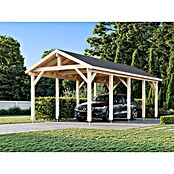 Palmako Carport Classico Robert (Medidas ext. (An x Pr): 361 x 764 cm, Carport individual, Natural) | BAUHAUS