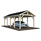 Palmako Carport Classico Robert (Medidas ext. (An x Pr): 361 x 764 cm, Carport individual, Natural) | BAUHAUS