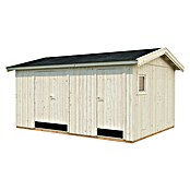Palmako Caseta de jardín Olaf (Medidas ext. (An x Pr): 505 x 368 cm, Madera, Natural) | BAUHAUS
