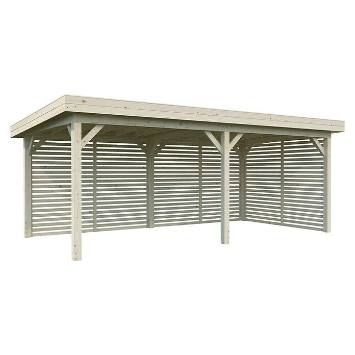 Palmako Pérgola Lenna Set 309 (L x An: 628 x 340 cm, Madera, Natural) | BAUHAUS