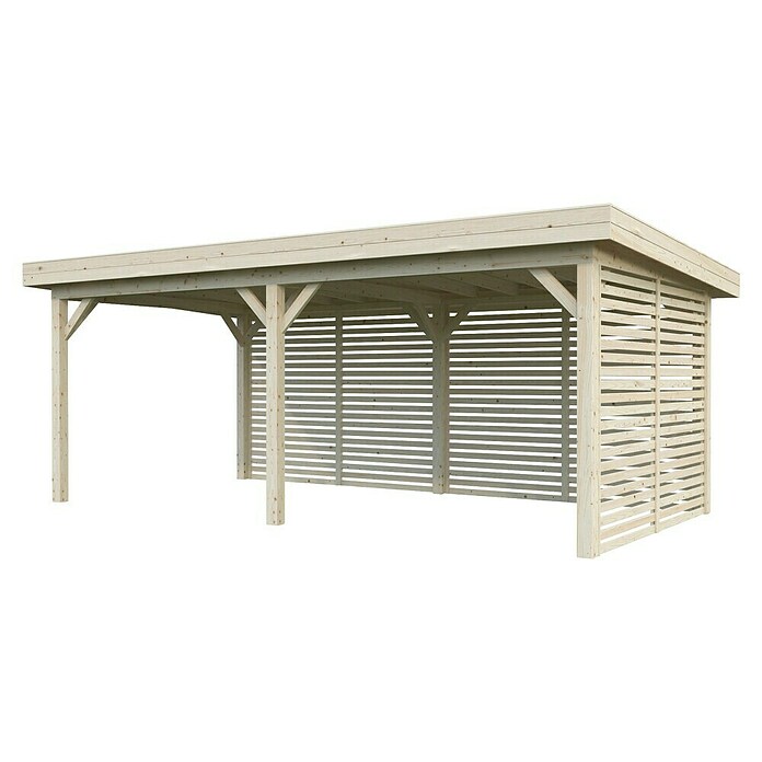 Palmako Pérgola Lenna Set 309 (L x An: 628 x 340 cm, Madera, Natural) | BAUHAUS