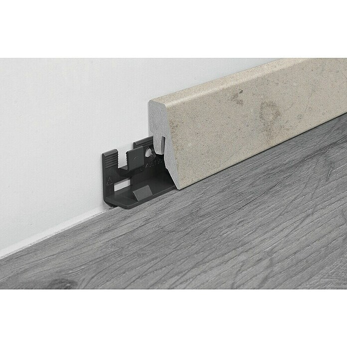 LOGOCLIC Zaključna letev K58 C Arosa  (2,6 m x 18 mm x 58 mm) | Letve za talne zidce | Talne letve | Potrebščine za polaganje talnih oblog | Talne obloge | Izdelki | BAUHAUS