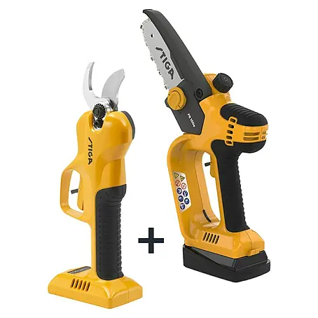 Stiga 100er Serie Akku-Astsäge PR100E & SC100E KIT