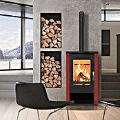 Prity Kamin na drva Verso Theia  (9 kW, Kapacitet grijanja prostorije: 200 m³, Crvena) | BAUHAUS