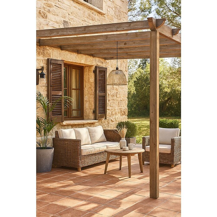 Pérgola adosada Classic (L x An: 300 x 300 cm) | BAUHAUS