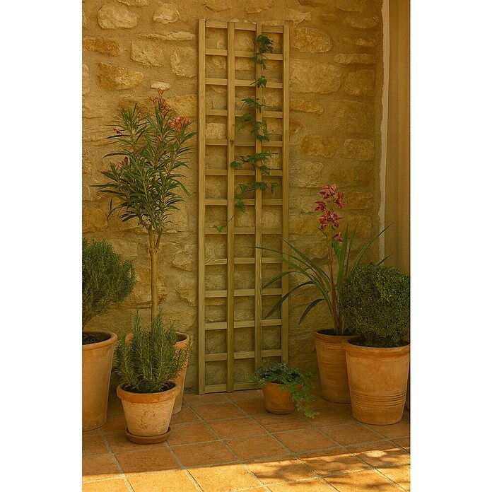 Cerland Celosía de madera Yota (An x Al: 40 x 180 cm, Natural) | BAUHAUS