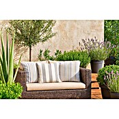 Cojín de exterior Deco Rayas (Gris, 50 x 50 cm, 70% acrílico 30% poliéster) | BAUHAUS