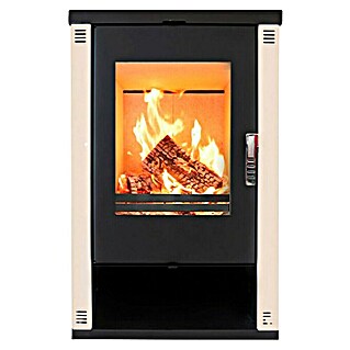 Prity Kamin na drva Verso Theia (9 kW, Kapacitet grijanja prostorije: 200 m³, Bež)