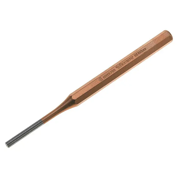 Wisent Splinttreiber - Durchmesser Treibdorne: 5 mm, Länge: 150 mm, 8-Kant - Ein Bolzentreiber, ein Werkzeug zum Austreiben von Bolzen, mit einem achteckigen Griff für sicheren Halt und einer schmalen Spitze.