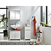 Basic Midischrank Basic (28 x 32 x 80 cm, Weiß)