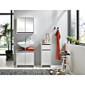 Basic Midischrank Basic (28 x 32 x 80 cm, Weiß)