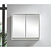 Basic Spiegelschrank Basic (60 x 20 cm, Ohne Beleuchtung, Weiß)