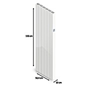 HJM Emisor térmico vertical WiFi AVA V (2.000 W, Blanco, 10 x 50,4 x 150 cm, Cerámico) | BAUHAUS