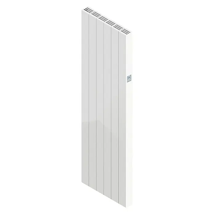 HJM Emisor térmico vertical WiFi AVA V - 2.000 W, Blanco, 10 x 50,4 x 150 cm, Cerámico - Radiador de panel blanco y elegante con panel de control integrado, que ofrece calefacción eficiente y una estética moderna para cualquier habitación.