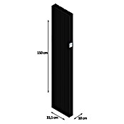 HJM Emisor térmico vertical WiFi AVA V (1.000 W, Negro, 10 x 33,5 x 150 cm, Cerámico) | BAUHAUS
