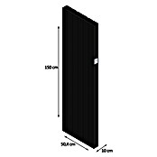 HJM Emisor térmico vertical WiFi AVA V (2.000 W, Negro, 10 x 50,4 x 150 cm, Cerámico) | BAUHAUS