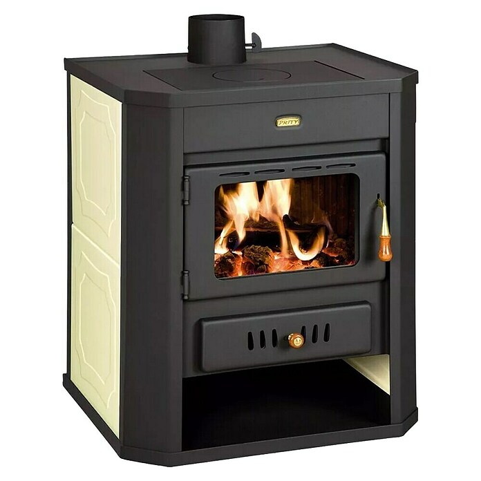 Prity Kamin na drva WDW 15  (15 kW, Kapacitet grijanja prostorije: 140 m³, Antracit) | BAUHAUS