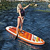 Bestway Hydro Force Juego de paddle surf Aqua Journey (L x An x Al: 274 x 76 x 12 cm, Carga útil: 100 kg, Hinchable, Naranja/Blanco) | BAUHAUS