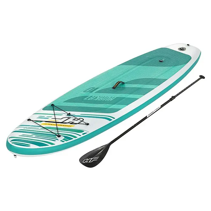 Bestway Hydro Force SUP-Board HuaKa'i - L x B x H: 305 x 84 x 15 cm, Nutzlast: 130 kg, Aufblasbar - Ein aufblasbares Hydro-Force™ SUP-Board, perfekt für Paddel-Abenteuer, mit Paddel. Ideal für entspanntes Wasservergnügen.
