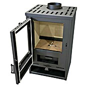 Prity Kamin na drva K1D  (9 kW, Crna) | BAUHAUS