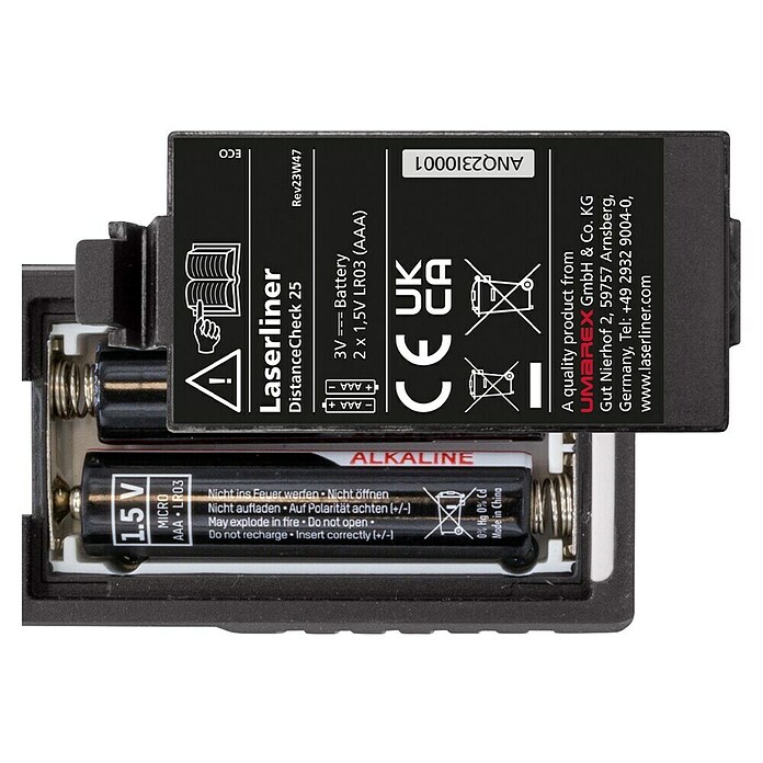 Laserliner Laserafstandsmeter DistanceCheck 25 (Meetnauwkeurigheid: 2 mm, Laserklasse: 2) | BAUHAUS