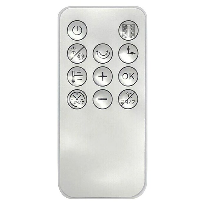 Fulmo Calefactor de pared Oslo (13,5 x 53,7 x 19,7 cm, 2.000 W, Blanco) | BAUHAUS