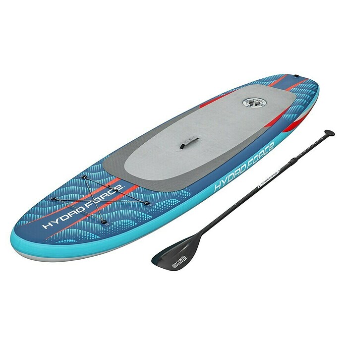 Bestway Hydro Force SUP-boardset Oceana™ Compactair™ met geïntegreerde elektrische pomp (l x b x h: 305 x 84 x 15 cm, Belasting: 130 kg, Opblaasbaar, Blauw) | BAUHAUS