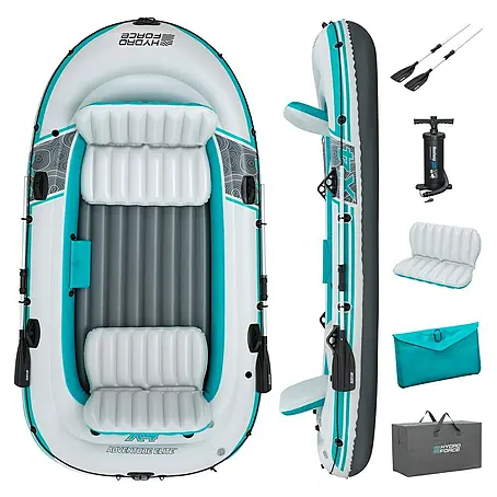 Bestway Hydro Force Schlauchboot-Set Adventure Elite™ X4