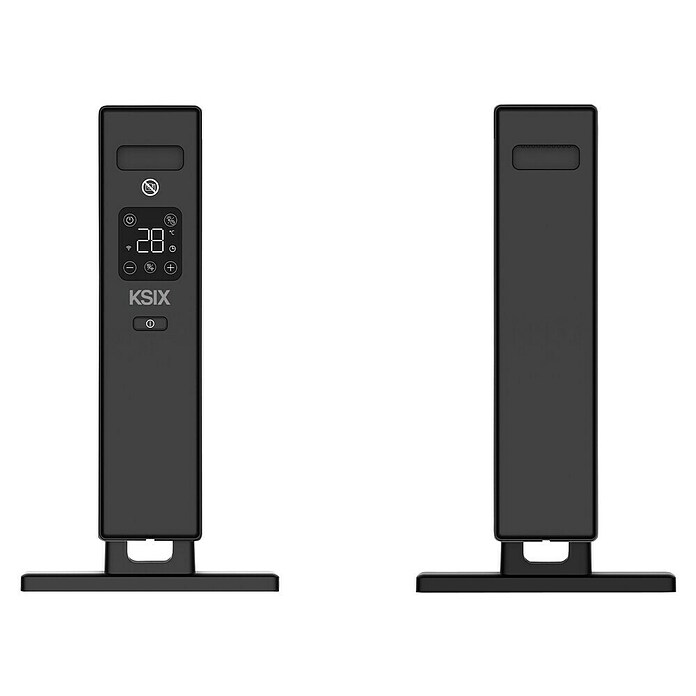 Ksix Calefactor de aire Blaze (2.000 W, Negro, 23 x 62 x 43 cm) | BAUHAUS