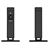 Ksix Calefactor de aire Blaze (2.000 W, Negro, 23 x 62 x 43 cm) | BAUHAUS
