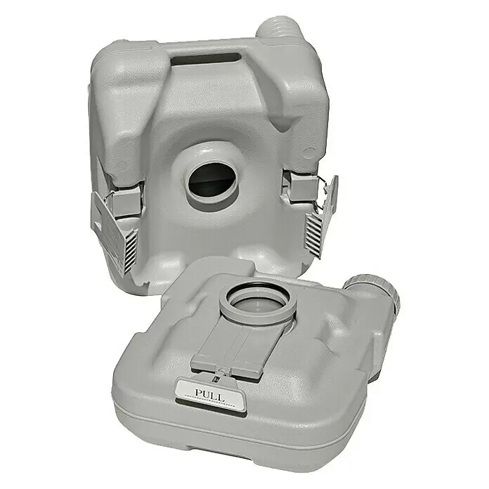 Yachticon Campingtoilette - Fassungsvermögen Abwassertank: 20 l, L x B x H: 41 x 36 x 44 cm, Kunststoff