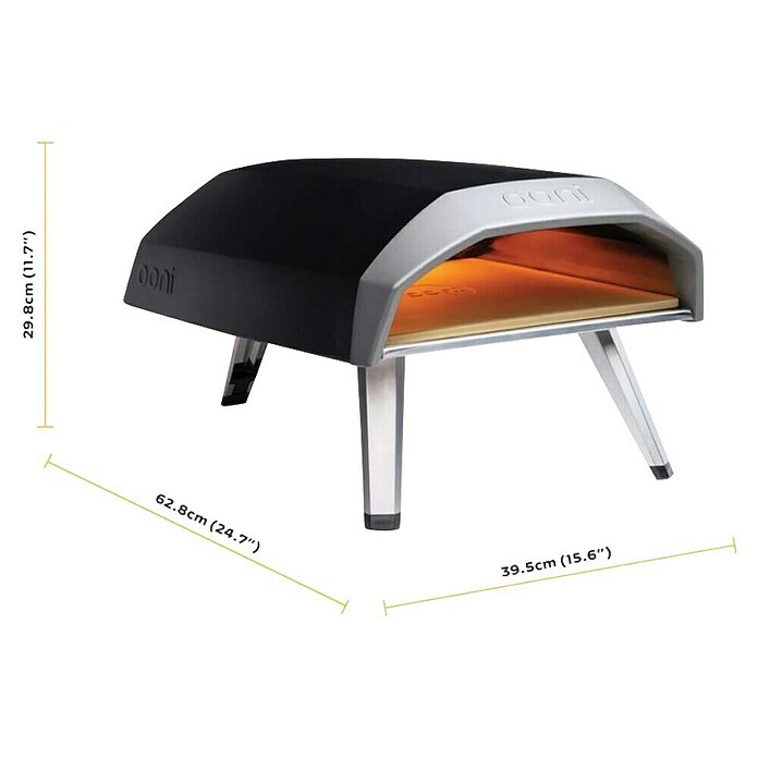 Ooni Peč za pico Koda 12  (Površina za peko (Š x G): 33,7 x 33,7 cm, 4 kW) | 8312 - Holzkohlegrill Marke | ICGA - Grillgeräte | ICG - Grillgeräte / Grillzubehör | IC - Freizeit im Garten | I - Stadtgarten | BAUHAUS
