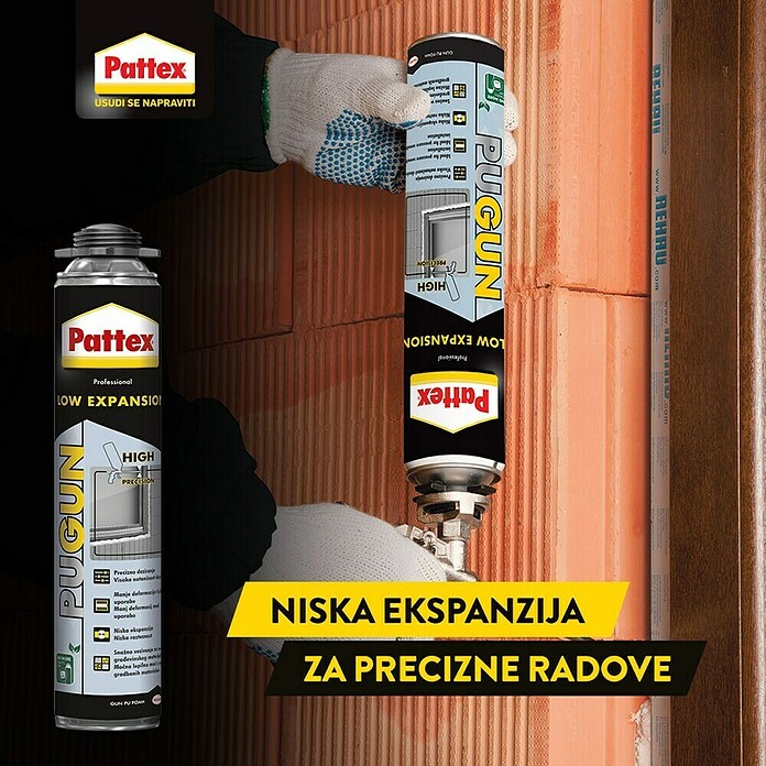 Pattex Pjena za pištolj Low Expansion  (700 ml) | BAUHAUS