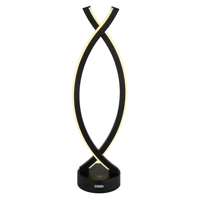 Globo Stolna LED svjetiljka Hela  (Visina: 41 cm, Crna, Topla bijela) | BAUHAUS