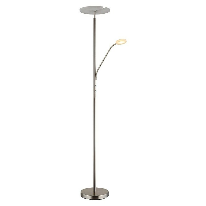 Globo LED stajaća svjetiljka Stanford  (28 W, Visina: 180 cm, Srebrna, Topla bijela) | BAUHAUS