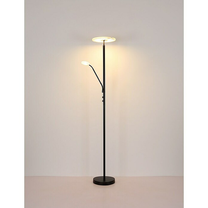 Globo LED stajaća svjetiljka Stanford  (28 W, Visina: 180 cm, Crna, Topla bijela) | BAUHAUS