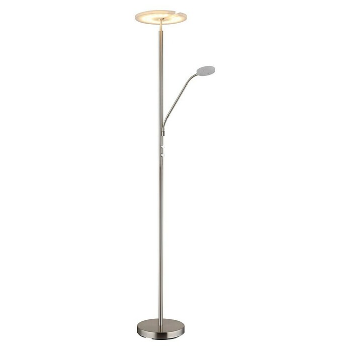 Globo LED stajaća svjetiljka Stanford  (28 W, Visina: 180 cm, Srebrna, Topla bijela) | BAUHAUS