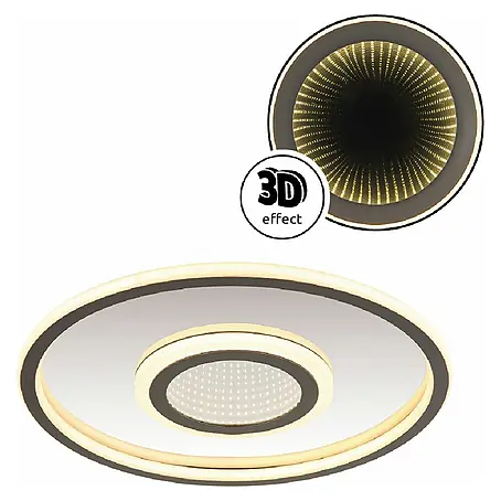 Globo  LED-Deckenleuchte rund Cara