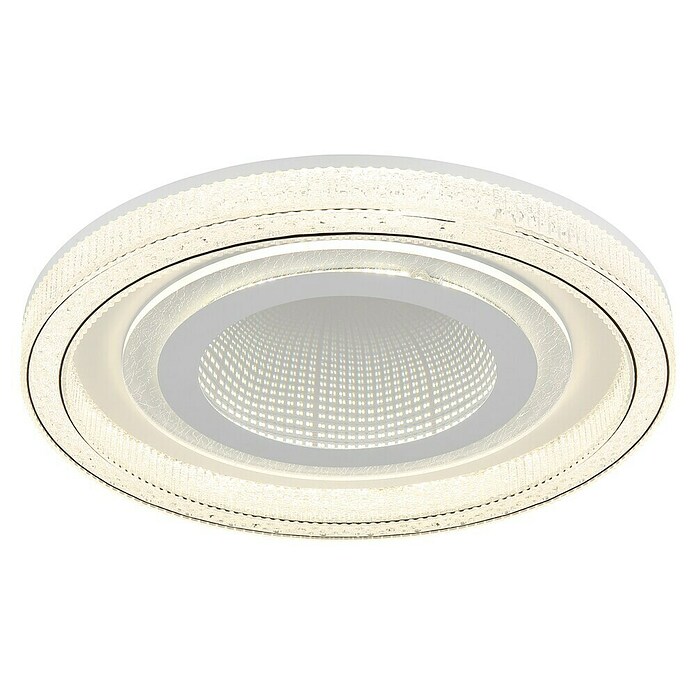 Globo Okrugla stropna LED svjetiljka Alsuna  (48 W, Ø x V: 48 x 7 cm, Bijela) | BAUHAUS