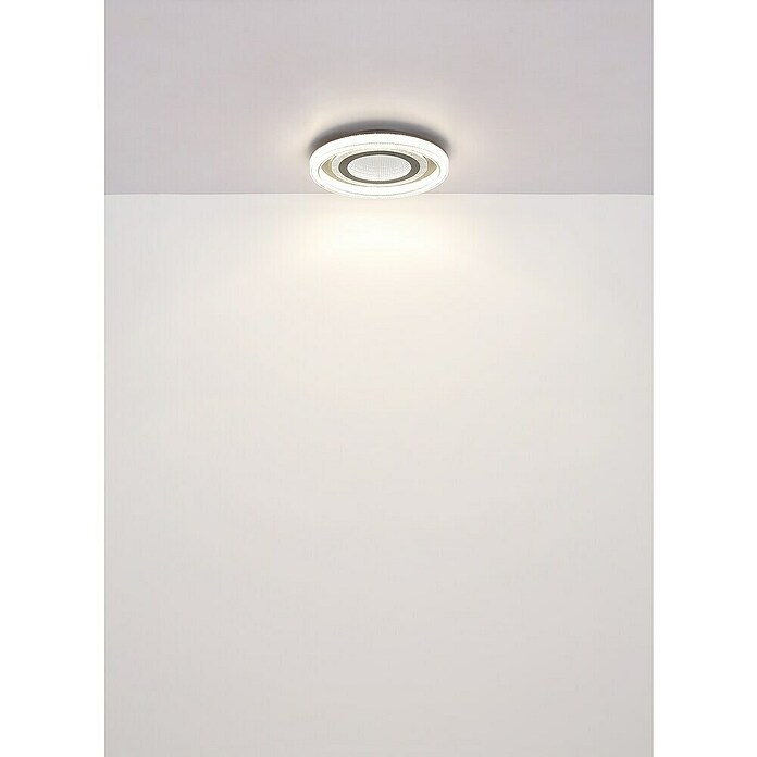 Globo Okrugla stropna LED svjetiljka Alsuna  (48 W, Ø x V: 48 x 7 cm, Bijela) | BAUHAUS