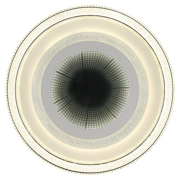 Globo Okrugla stropna LED svjetiljka Alsuna  (48 W, Ø x V: 48 x 7 cm, Bijela) | BAUHAUS