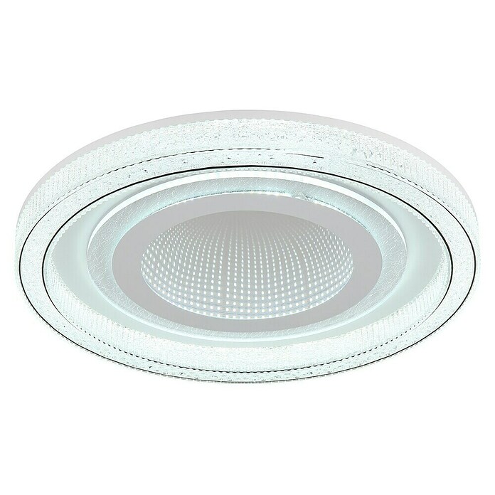 Globo Okrugla stropna LED svjetiljka Alsuna  (48 W, Ø x V: 48 x 7 cm, Bijela) | BAUHAUS