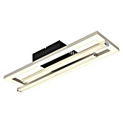 Globo LED stropna svjetiljka Highway  (24 W, D x Š x V: 40 x 37,5 x 6,3 cm, Crna, Srebrna, Topla bijela) | BAUHAUS