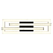 Globo LED stropna svjetiljka Highway  (24 W, D x Š x V: 40 x 37,5 x 6,3 cm, Crna, Srebrna, Topla bijela) | BAUHAUS
