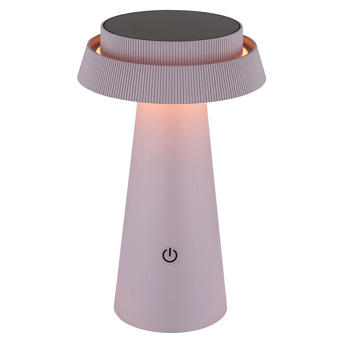Globo Solarna stolna svjetiljka  (4 W, Roza, IP54, Ø x V: 140 x 225 mm) | BAUHAUS