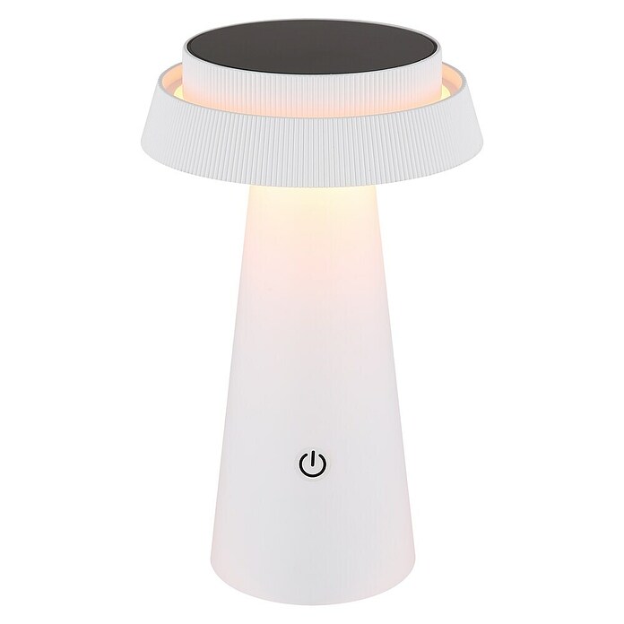 Globo Solarna stolna svjetiljka  (4 W, Bijela, IP54, Ø x V: 140 x 225 mm) | BAUHAUS