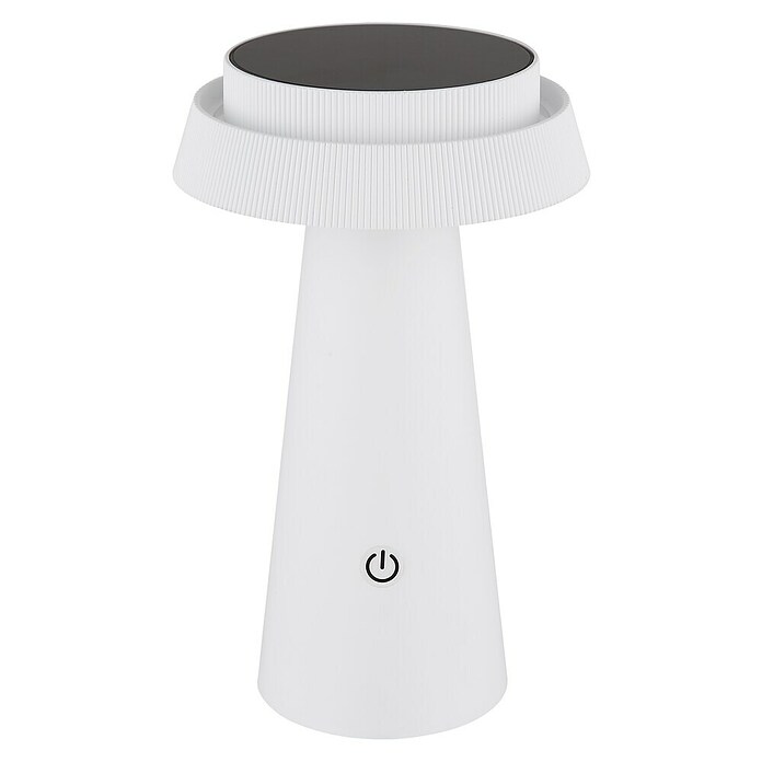 Globo Solarna stolna svjetiljka  (4 W, Bijela, IP54, Ø x V: 140 x 225 mm) | BAUHAUS