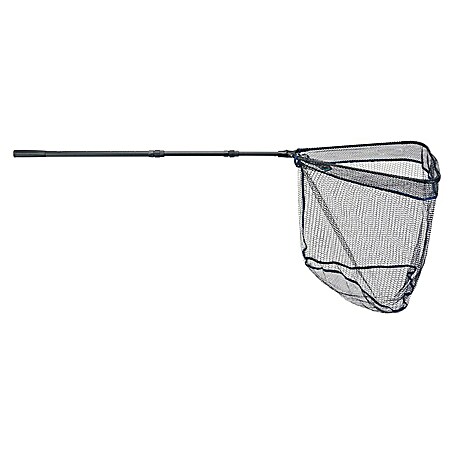 Westline Aluminiumkescher Gummiert (Länge: 2,4 m, Tiefe Netz: 50 cm)